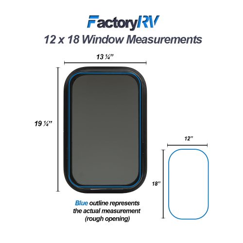 Window sizes 12 x 18