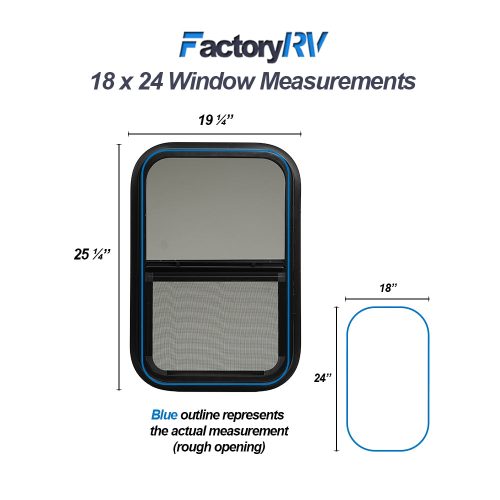 window sizes 18 x 24